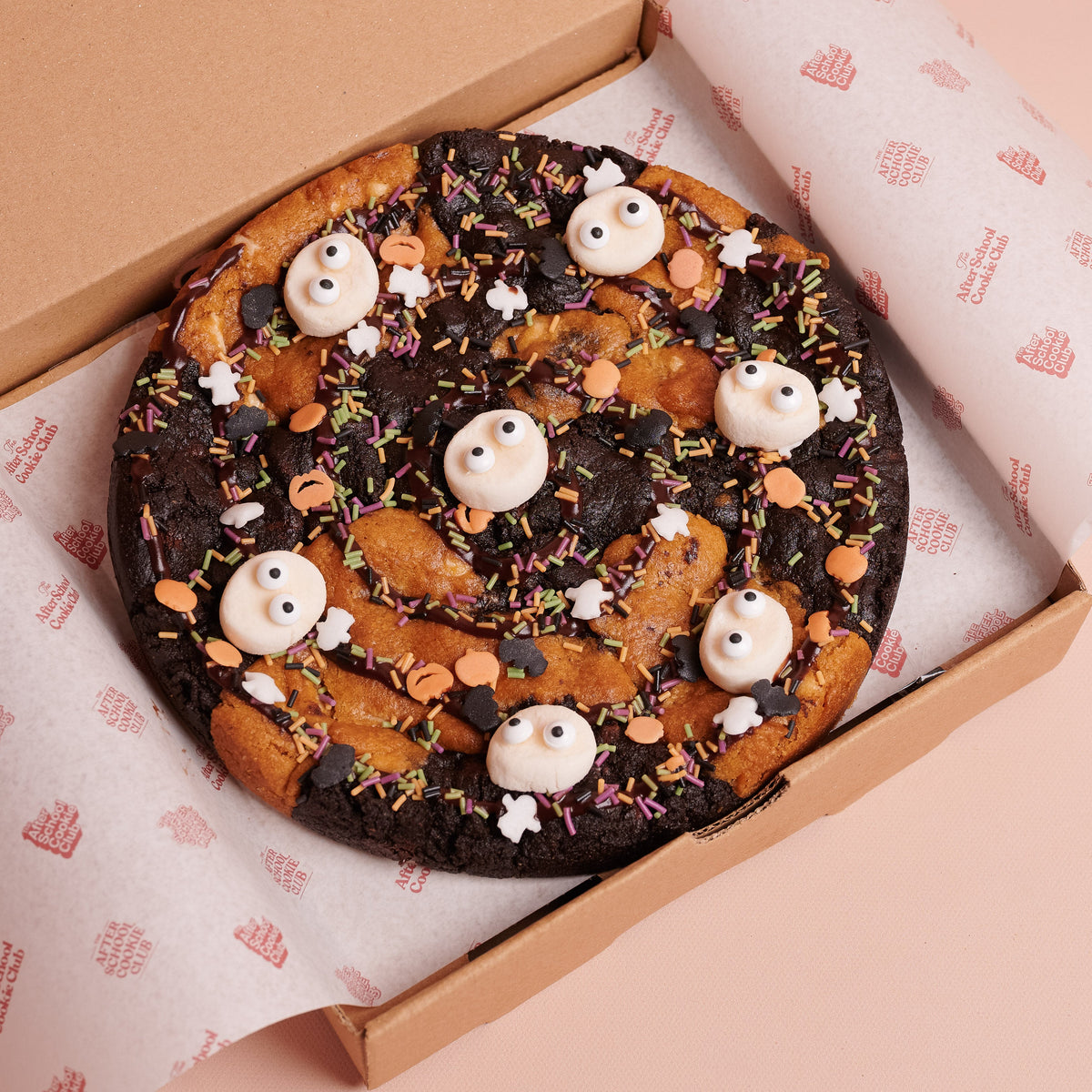 Giant Spooky Half&Half Cookie