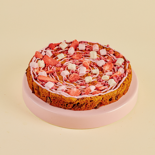 Strawberry Shortcake Cookie Cake